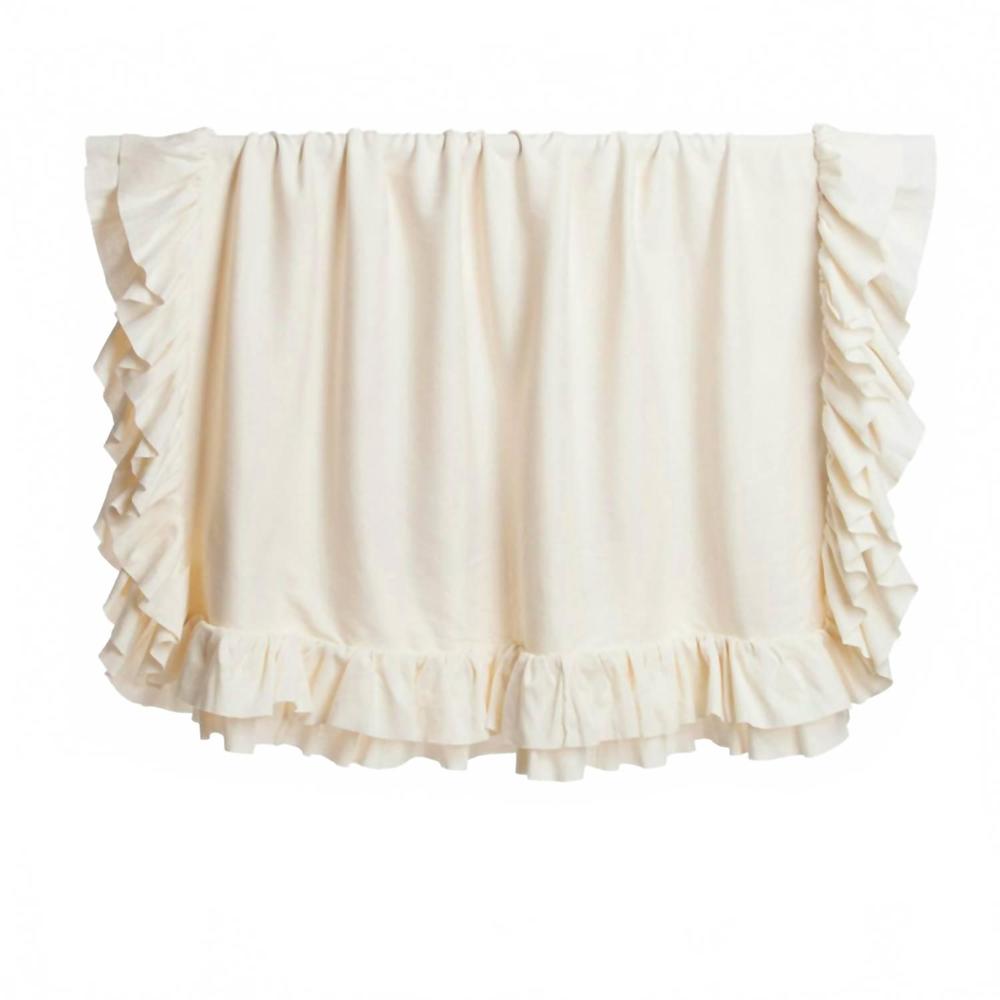 NEW LEMON LOVES LAYETTE bliss blanket in eggnog beige
